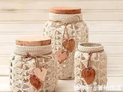 变废为宝|给普通的废旧玻璃瓶穿件衣服，颜值翻番！DIY变废为宝手工制作！