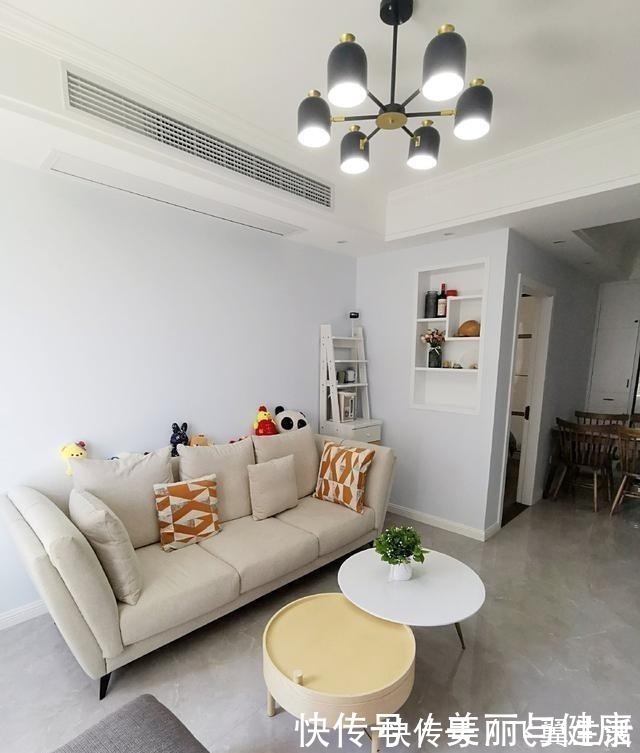 小茶几|忙活三个月完工,老婆挑选的沙发太舒服了,地砖更是上档次!晒晒!