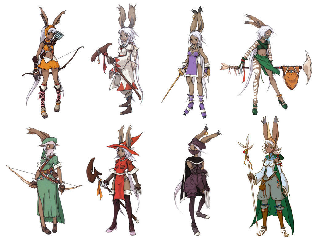 战略版|人物造型异世界的奇幻画风-FFTA最终幻想战略版