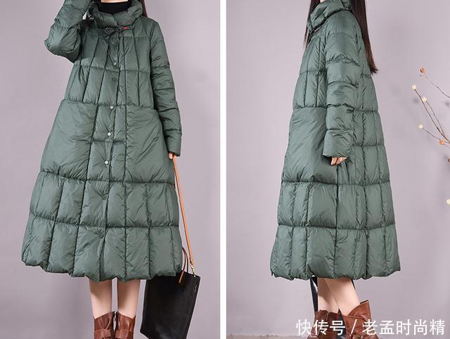 不必|寒冬一到穿衣也不必慌! 加厚棉衣外套配毛衣裙, 又暖又美丽