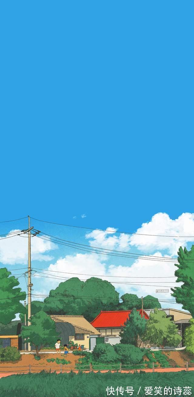 动漫插画壁纸，年少岁月的童话