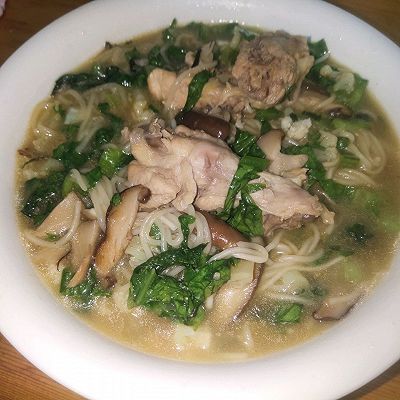  鸡汤|牛骨鸡汤面