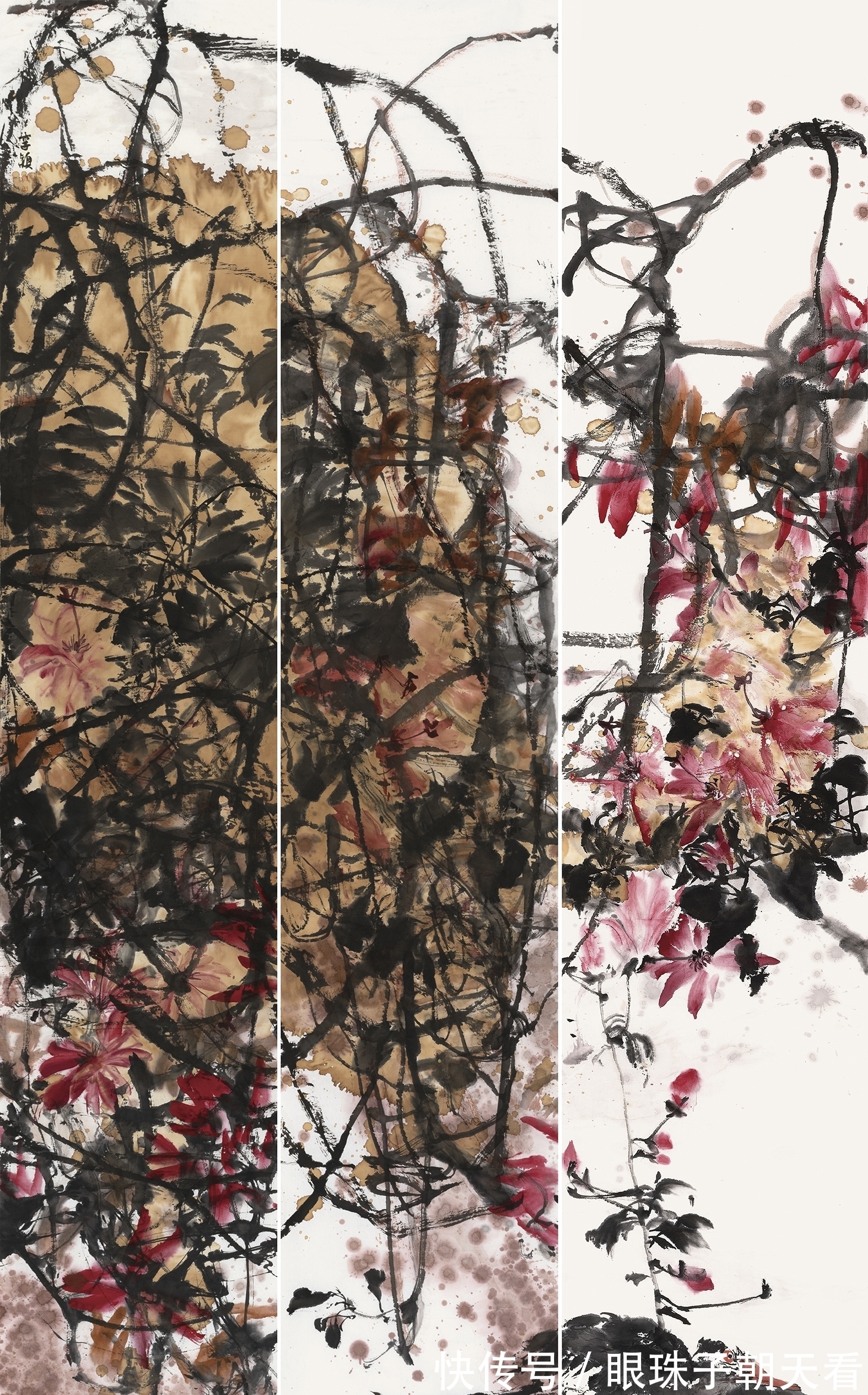 李颖@「直击书画」诗人、画家李颖“以文入画,以诗赋意”