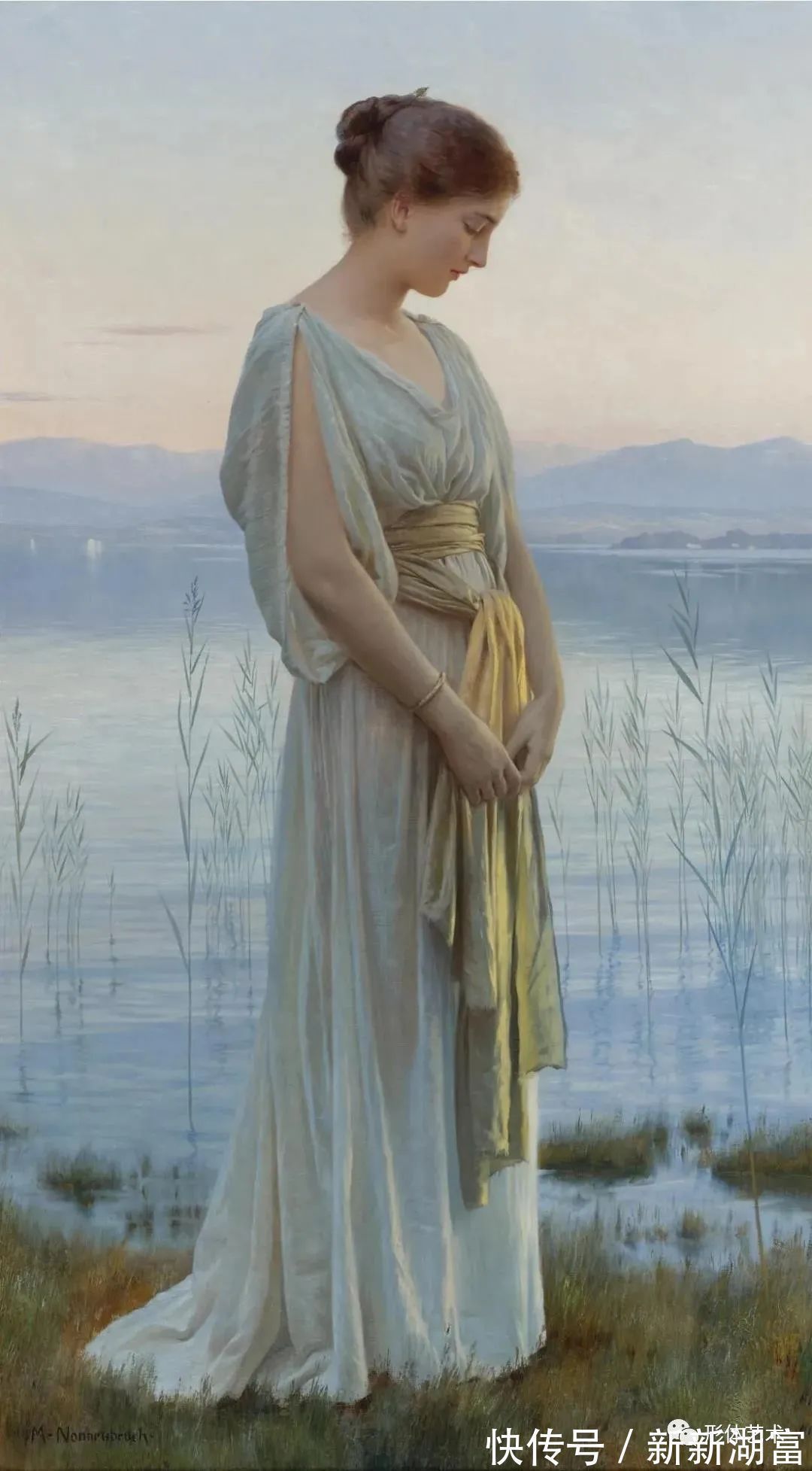 象征主义$马克斯·农嫩布鲁赫 的艺术作品,怎一个美字了得