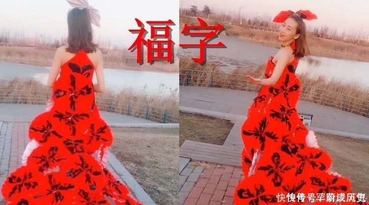 婚纱|万物皆可“婚纱”?垃圾袋VS矿泉水瓶,看到卫生纸:走两步试试?