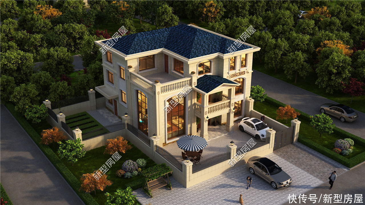 邻居|农村盖房高度不能超10米,这样建邻居都点赞,第6套只需20万