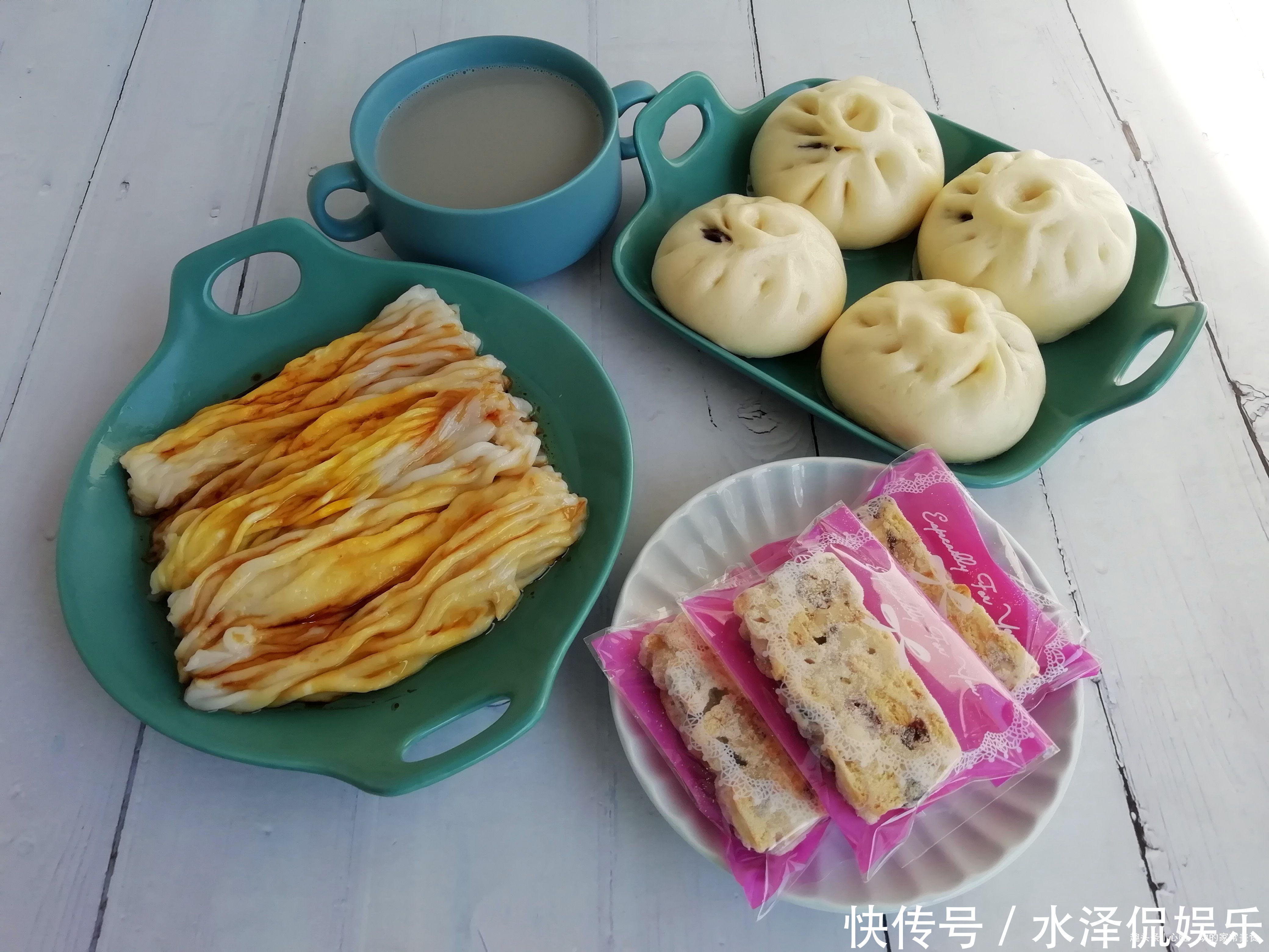  做雪花酥|晒晒我家的早餐，好吃好做营养足，网友可以出摊了！