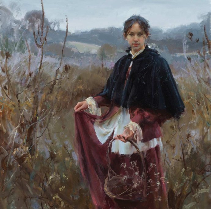 肖像!充满色彩、自由、深度的笔触的人物肖像油画作品