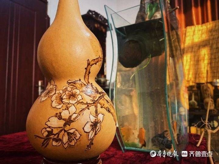  火墨|走近非遗泰山宋氏烙画葫芦，演绎“火墨”工艺传奇
