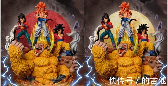 鳞片|3000的龙珠手办长啥样神龙鳞片清晰可见，却不及黄金巨猿抢镜