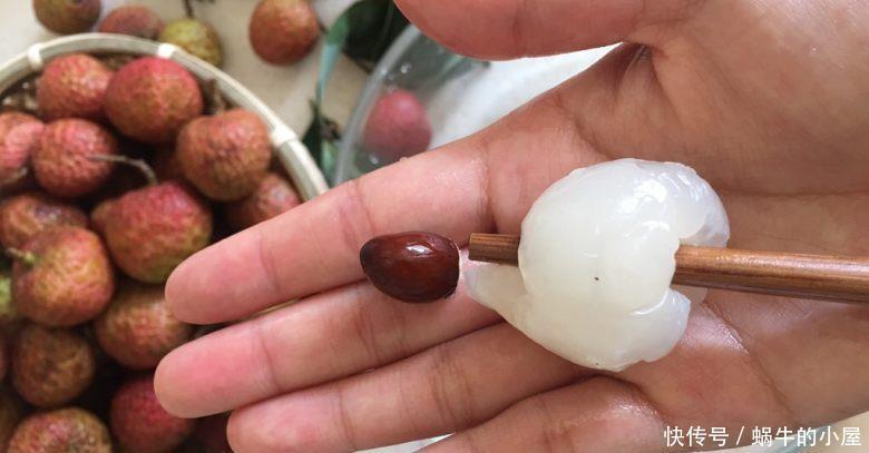 花盆|吃了荔枝核别扔,埋在花盆变盆栽,果子七八个,越热越长个