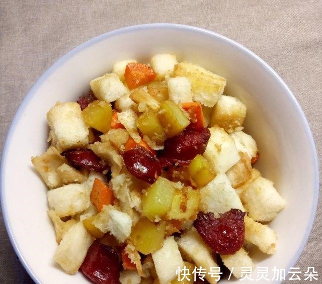 广式腊肠炒馒头!