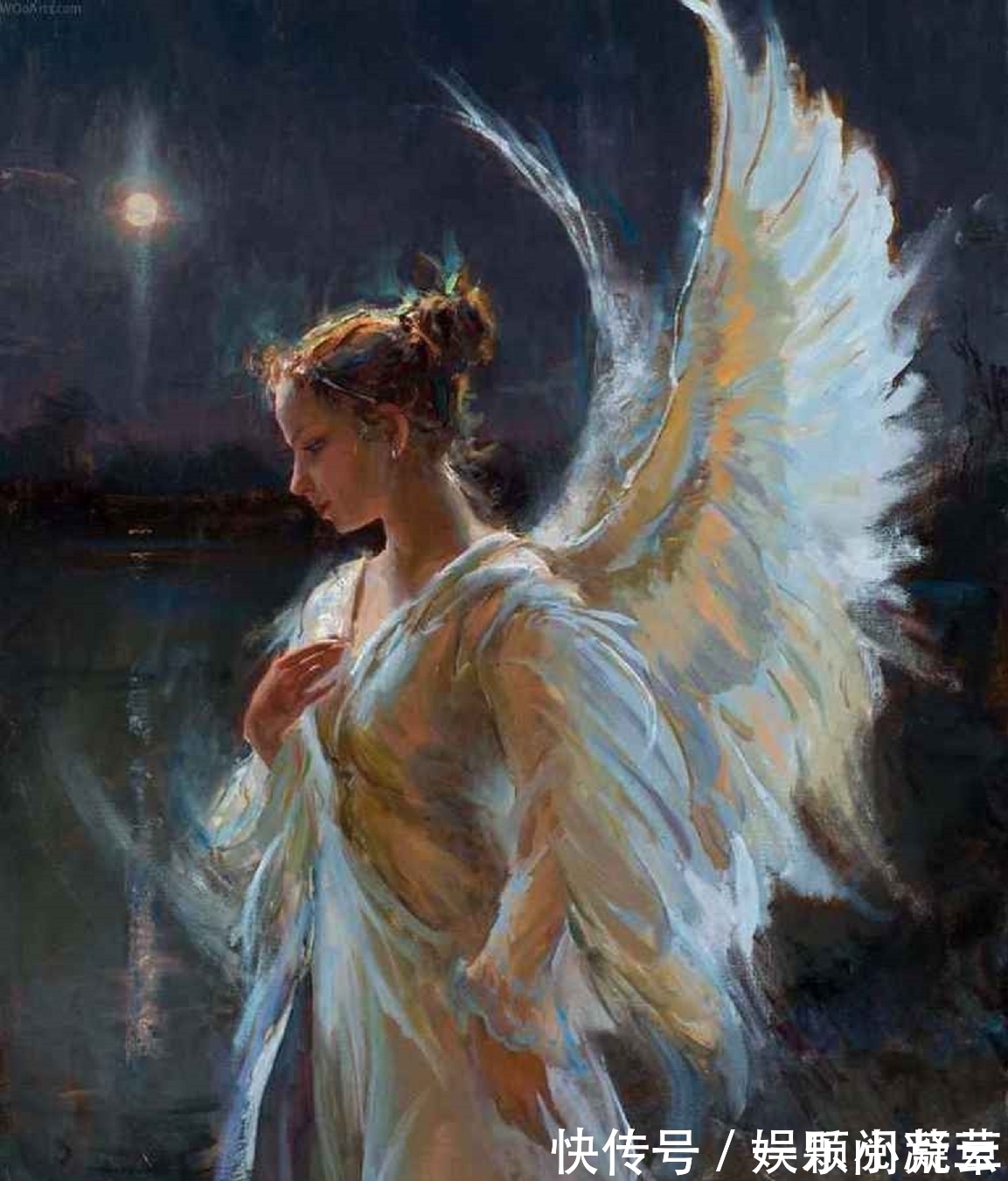 写实艺术#田园中的女人,如诗般的意境——美国顶级油画家丹尼尔的写实艺术