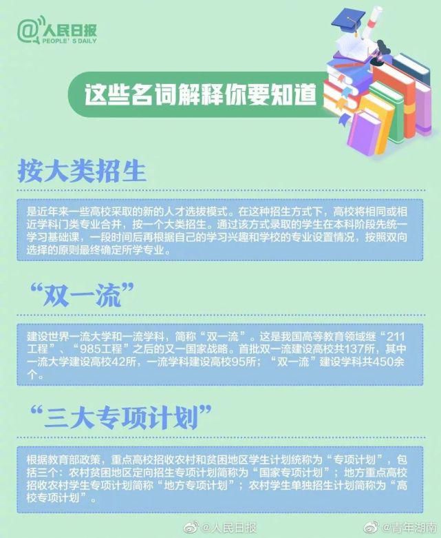 九大|人民日报教你挑大学、选专业，八大热门问题，九大报考误区，赶紧收藏