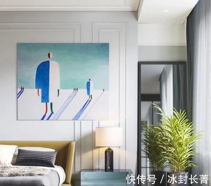 饱和度|小夫妻用莫兰迪色+现代简约风格，让两室一厅舒适又颜高！