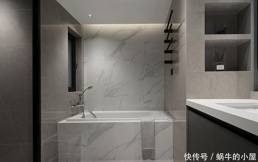 黑白灰|120㎡现代简约风，安静舒适的设计，优雅端庄好大气！