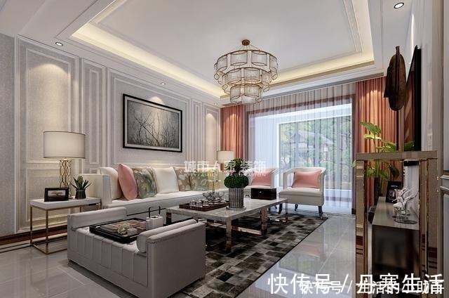 案例|146平米四居室热门案例 现代半包5万!-世茂都装修!