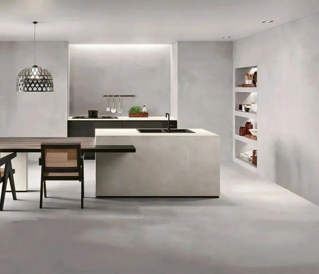 瓷砖|越来越多人喜欢“穷装”，不贴瓷砖不刷漆，装完效果却显得很高级