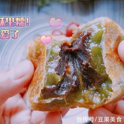 外酥里糯！手抓饼青团这么好吃，大饭店的经常这么做，