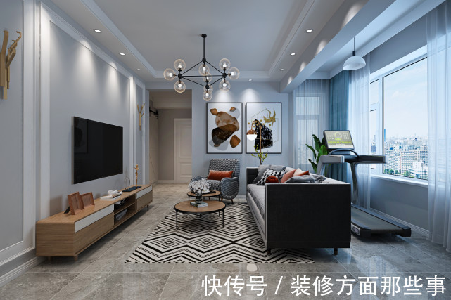 亚光砖|70平北欧风二居室,有个温馨,爱意满满的餐厅太好了