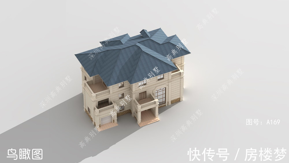 欧式|这款欧式农村别墅，外观真是越看越喜欢，越看越想看。