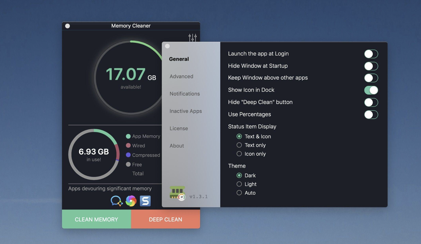 Memory Cleaner for Mac v5.1.2 系统内存清理-下载否
