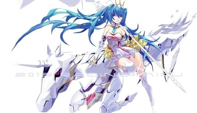 动漫|6张赛车女郎版初音未来,从来没有发现公主殿下可以这么帅!