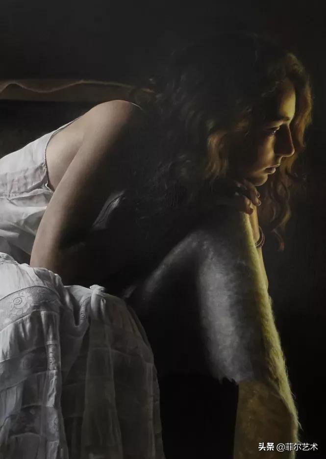 安妮·罗达!法国画家安妮·罗达超高清、超写实人物油画作品欣赏