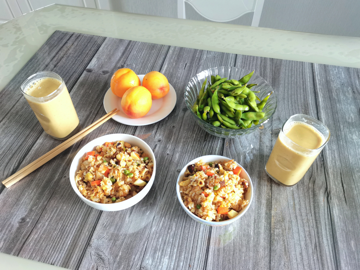 这样的早餐你喜欢吗营养健康,外面吃不到