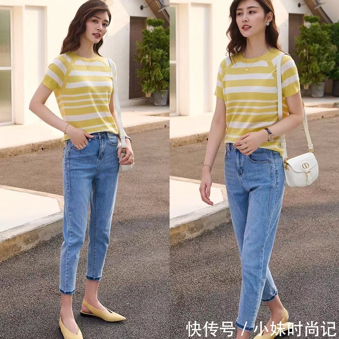 夏日|夏季针织衫新穿法，比T恤时尚，比衬衫优雅！显气质又美丽