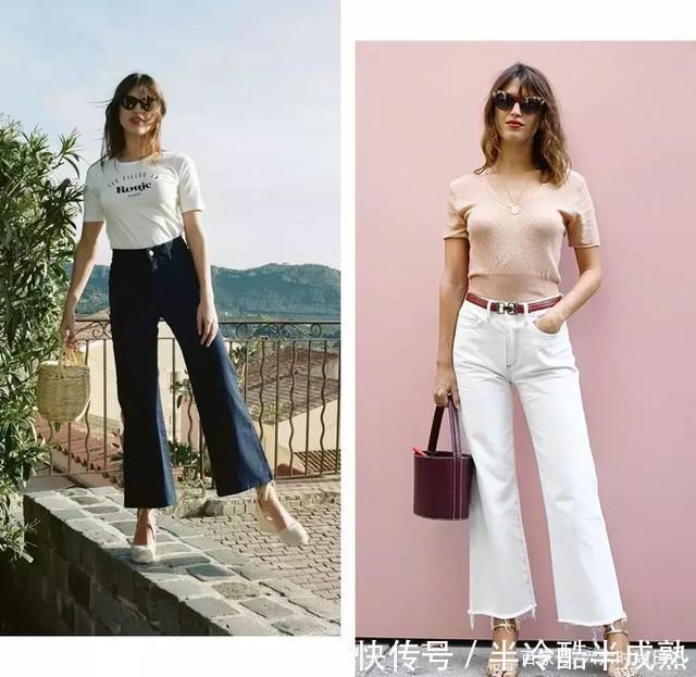 夏日就要穿T恤+阔腿裤,是最不费力的时髦穿搭组合!