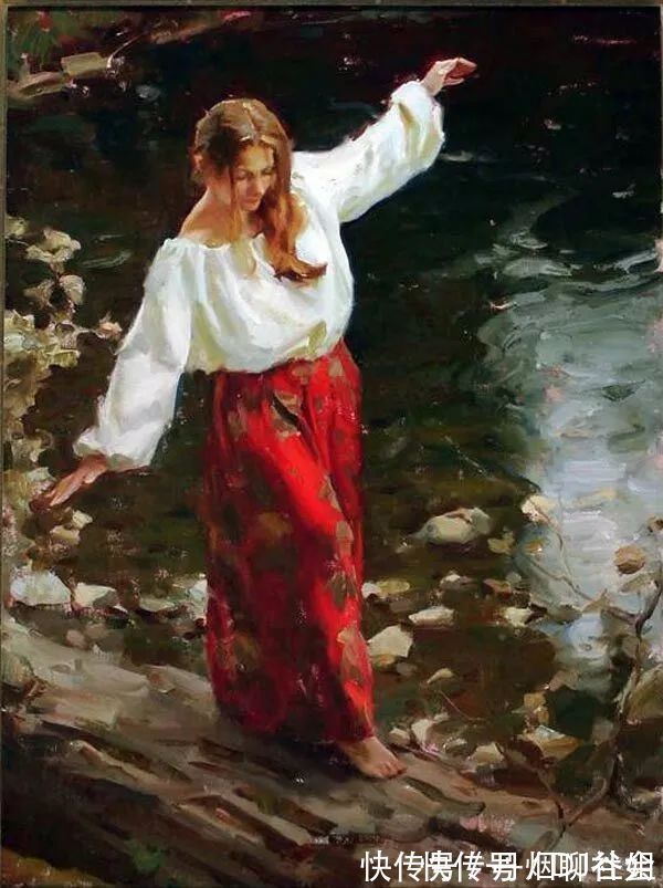 迈克尔!寻找生命中的光,70后印象现实主义画家迈克尔·马尔姆的油画