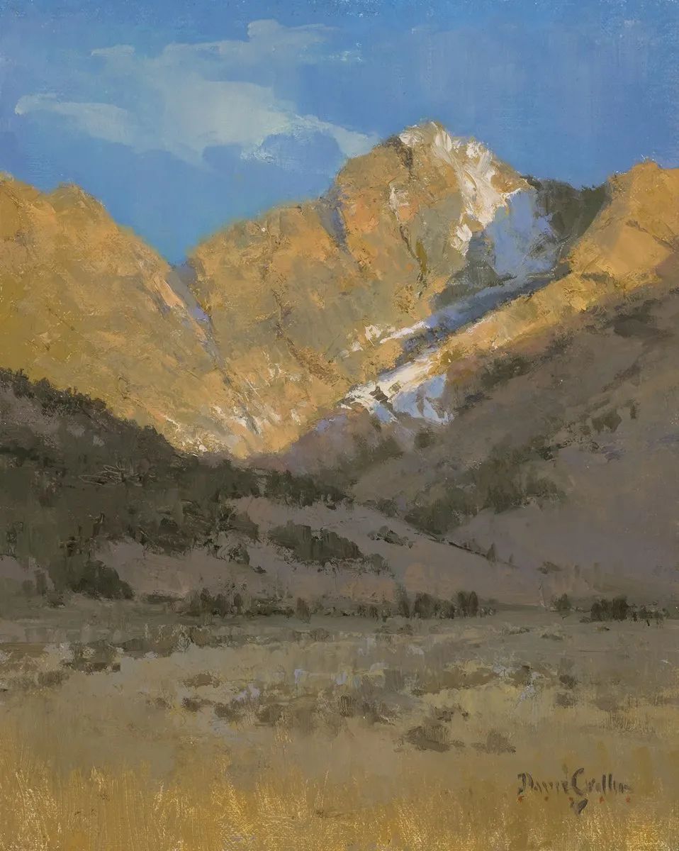 德克萨斯州#大卫·格里芬的风景油画高清图,放大看,更迷人