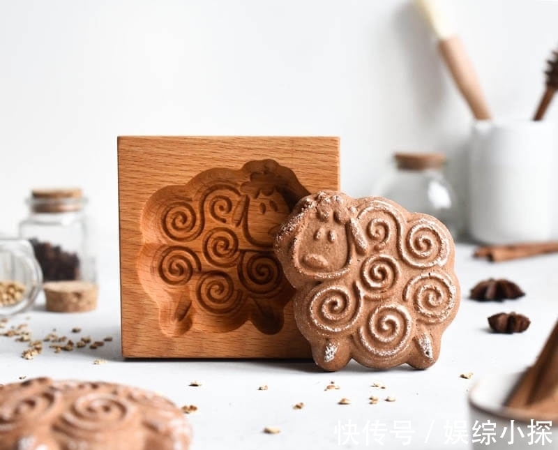 木制|可爱的木制动物烘焙模具和擀面杖