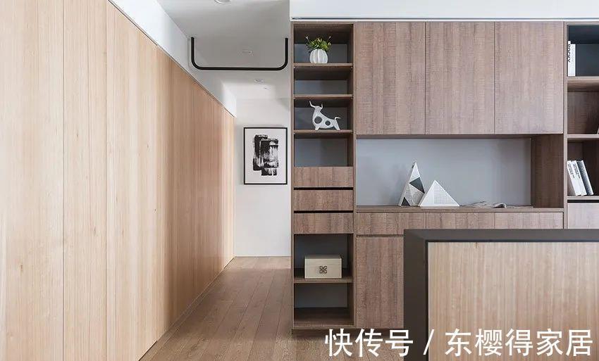 白多|套内86平三居室,装修简单但不俗气,借客厅凭白多增加了一个书房
