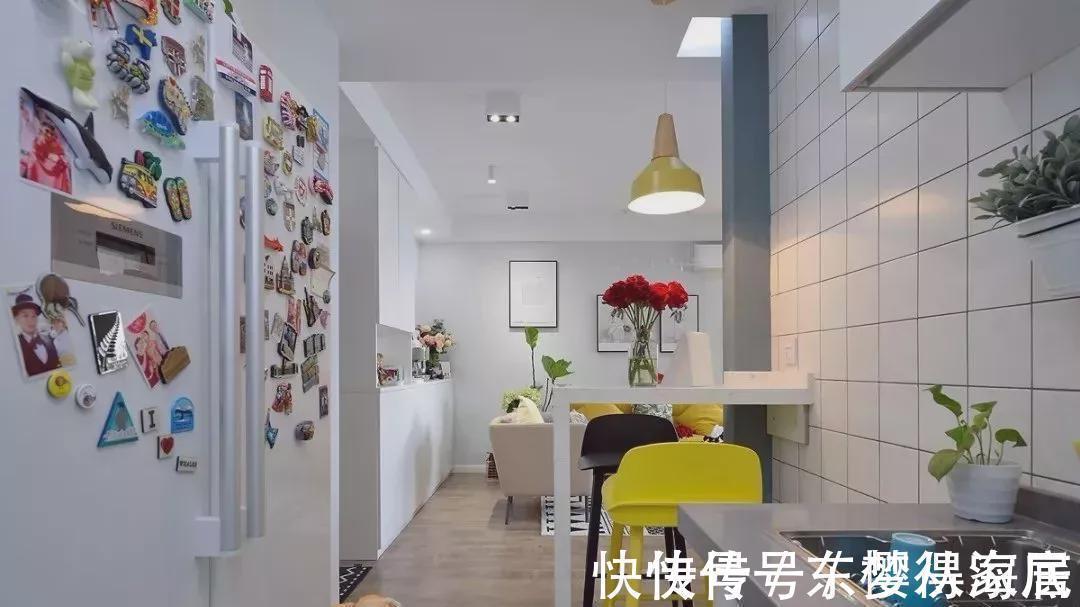 港湾|64㎡北欧小户型,轻松、悠闲的小窝,是每个人心中最温暖的港湾