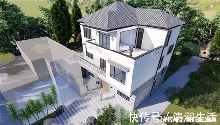 堂屋|推荐5款三层别墅设计图纸，最适合农村建的房子