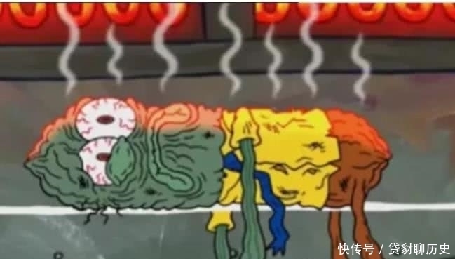 动画|海绵宝宝:动画中看了令人不适的画面,章鱼哥被撕裂,珍珍变“鲨鱼”!