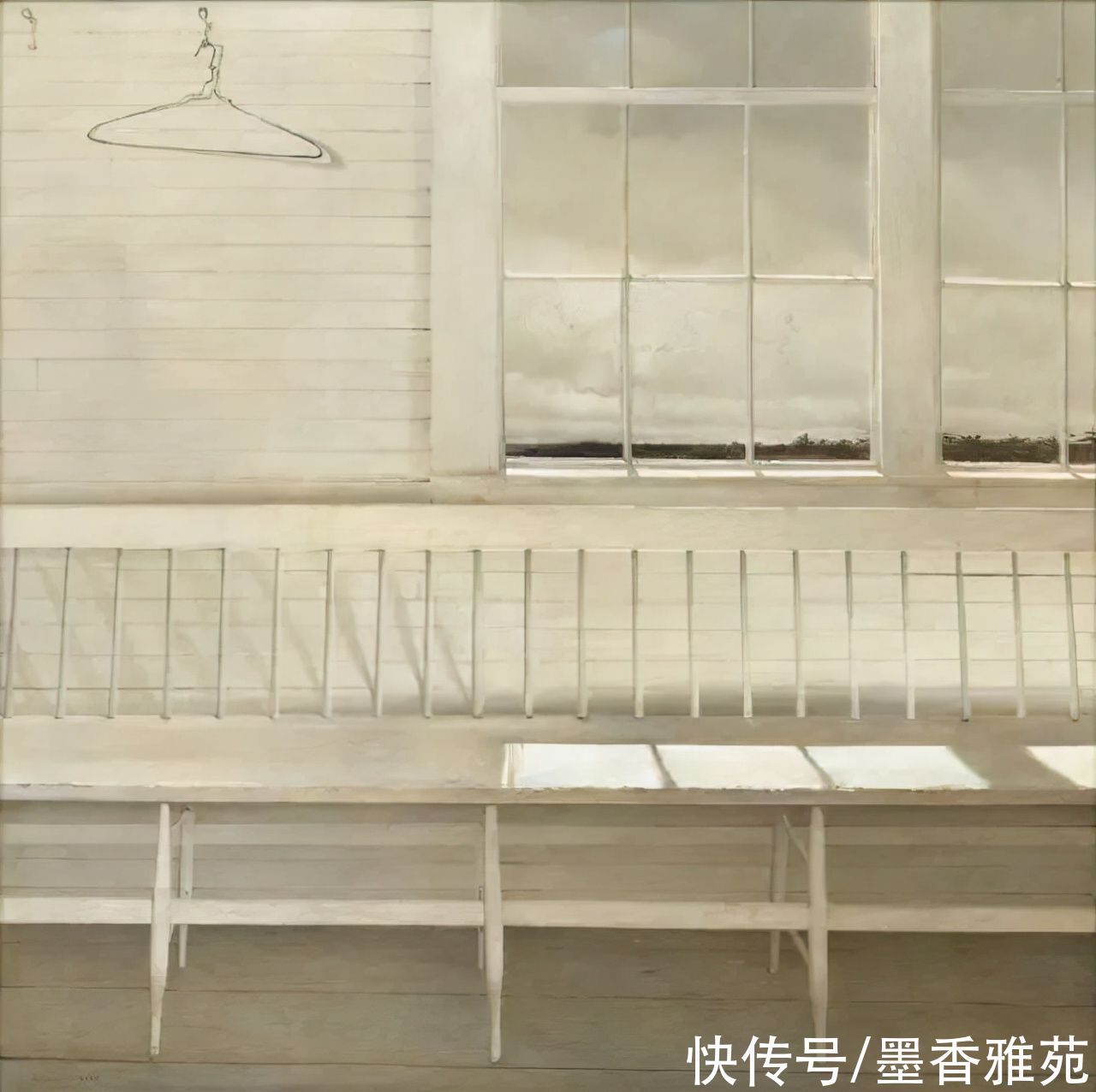 画家$美国最伟大的画家安德鲁怀斯,瞒着妻子用15年偷画一个女人