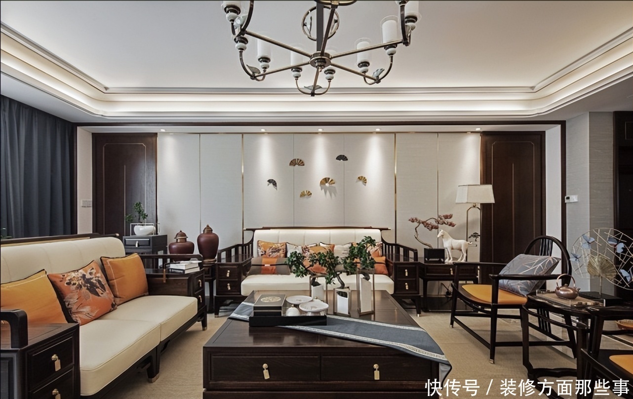 衣帽间|260平新中式四居室,化繁为简,在意境