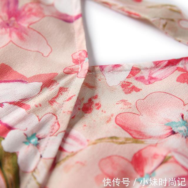 真丝裙|热情浪漫真丝连衣裙,满满的都是异国风情,多情优雅