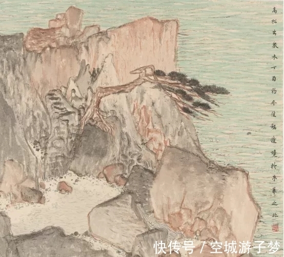 山水画!敢于探索就拥有了成功的基石|邱佳铭山水画