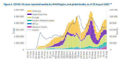 区域|世卫组织：上周全球新增确诊病例超450万例