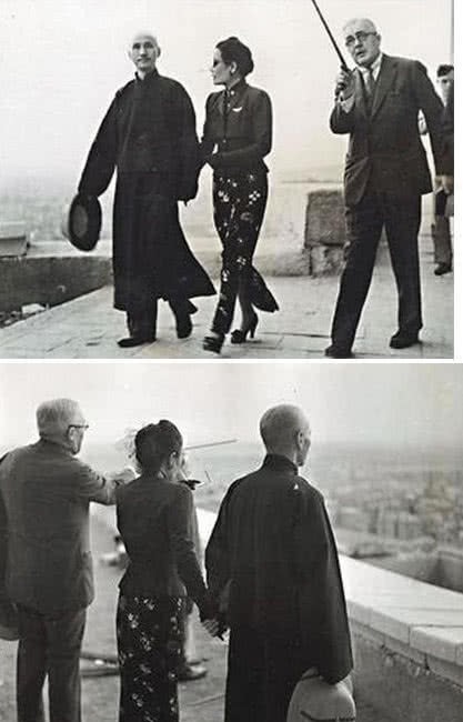 重拍|永远无法“重拍”的瞬间，检阅日军的溥仪，遛狗的皇后，牵手游沙漠的宋美龄