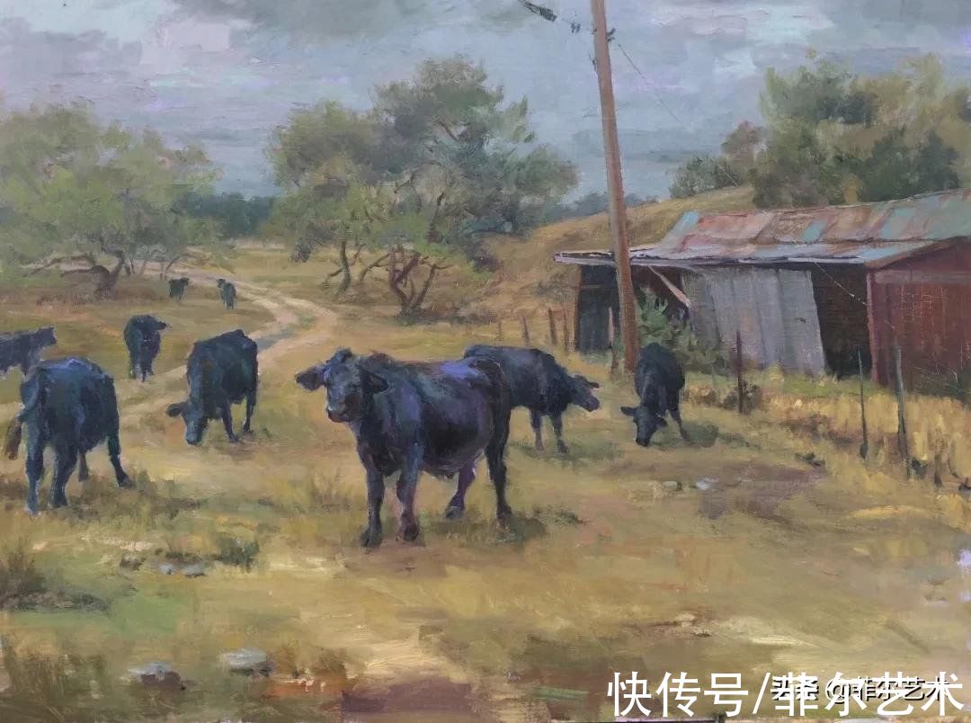 兰迪@她是一位富有表现力的现实主义画家，笔触和色彩让人喜欢不已