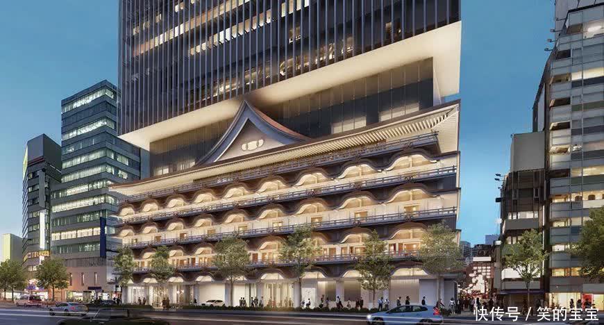 精选|隈研吾操刀,歌舞伎座上盖酒店,这是我见过最牛的扩改!