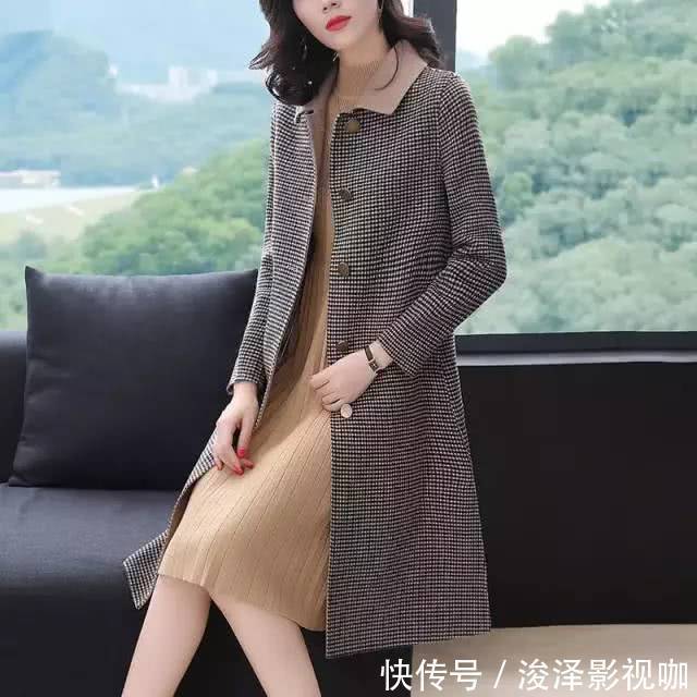 赫本风|再给你强调下女人穿大衣别配小衫,冻腿!学下面这么穿,贼美