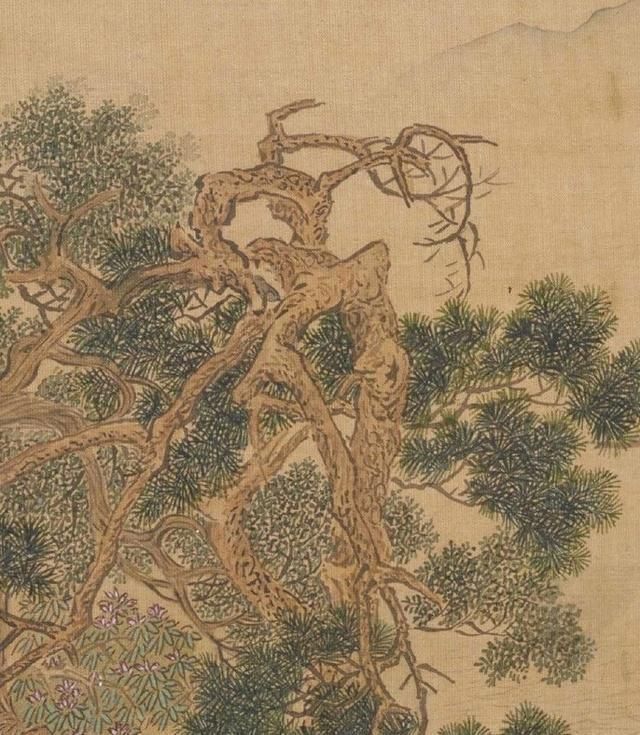 孔巢父|600年前的一张古画，疑似出现武侠人物，童子身上背着一把宝剑