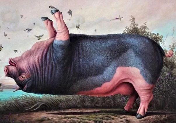 动物们&胆小谨点,插画师笔下的诡异动物看完一秒清醒!