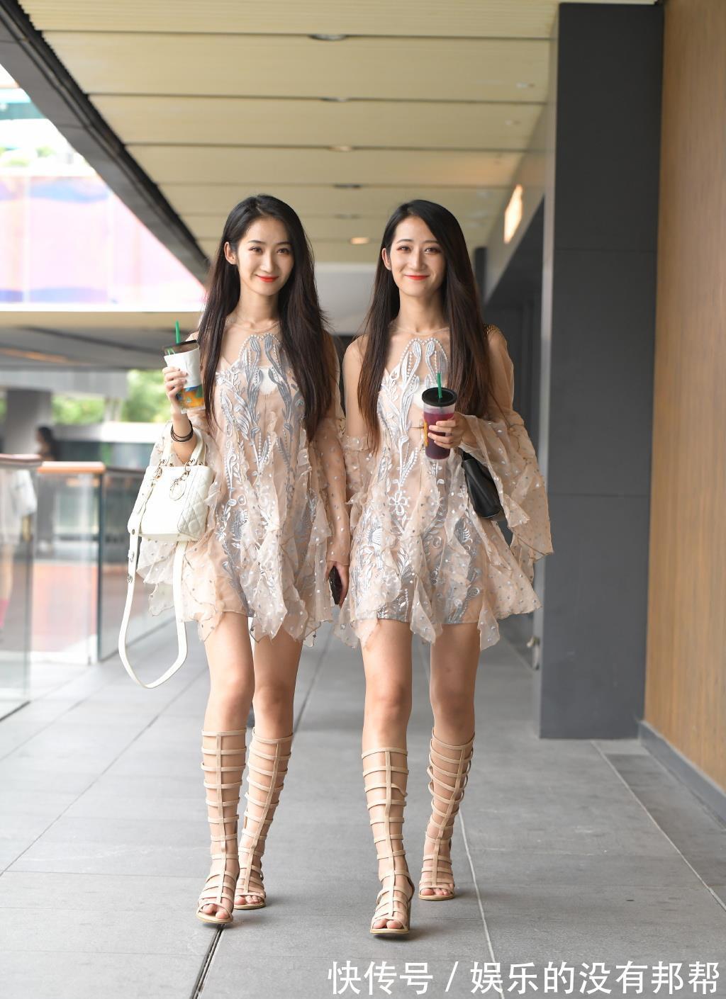 仙女裙|双胞胎姐妹的“仙女裙”,不仅造型清爽,还十分个性!